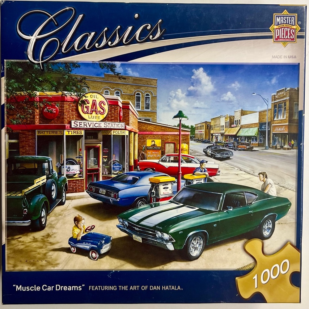 Master Pieces 1000 puzzle.